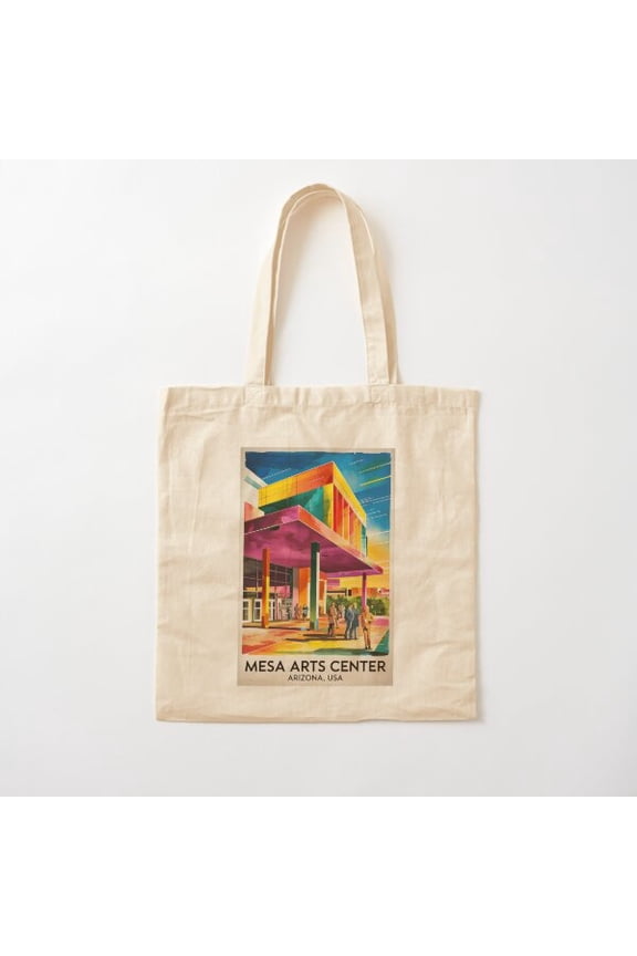 Mesa Vintage Travel Canvas Tote Bags, Reusable Shopping Bag