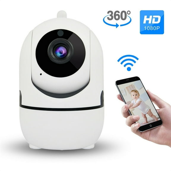 MesaSe 1080P Pet Camera Indoor Security Camera with Two-Way Audio, Motion Detection, Night Vision for Pet/Baby/Nanny/Elderly Compatible with iOS&Android