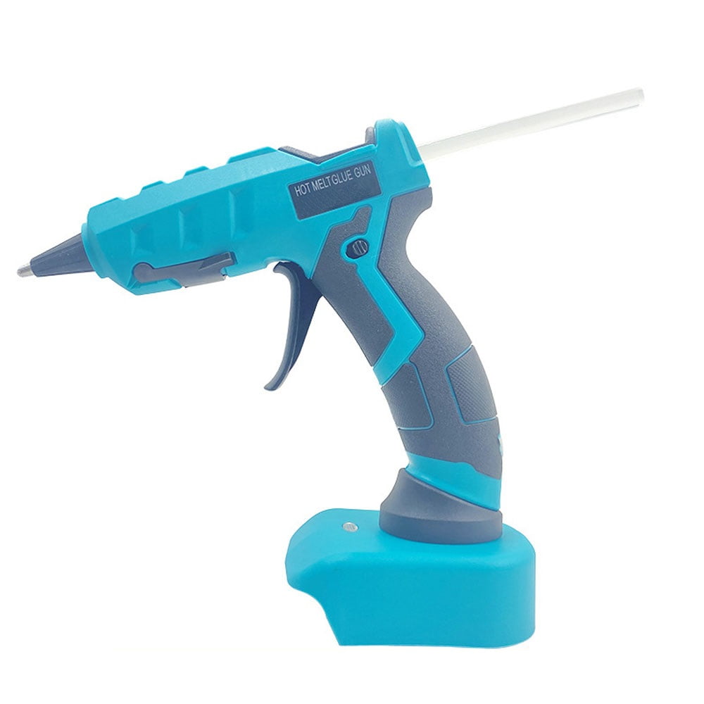MesaSe 20V Temp Adjust Cordless Glue Gun, LCD Digital Display Fast Heating Glue Gun, Full Size Heavy Duty Hot Glue Gun Kit (Battery Included)