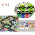thumbnail image 1 of MesaSe 27Pcs Toy Garbage Truck, Trash Truck Toys Set with Play Mat, Diecast Pull Back Vehicles Car Toys for 3 Year Old Boy, Gifts for Kids Ages 2 3 4 5 6 Years Old Boys and Girls, 1 of 1