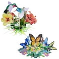 thumbnail image 1 of MesaSe 2pcs 3D Flower Butterfly Birthday Card, Butterfly Flower Pop Up Card, Butterfly Fly Out Cards for Valentines Day, Graduation, Anniversary, All Occasions, 1 of 6