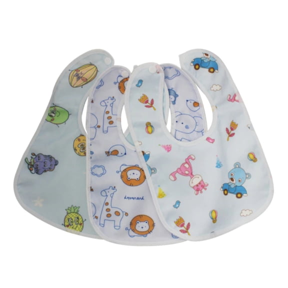 MesaSe 3PC Waterproof Baby Bibs Triangle Newborn Bibs Saliva Towel Baby Feeding Bibs Apron Boys Girls Clothes Kids