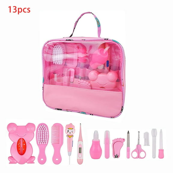 MesaSe Baby Grooming and Healthcare Kit, 13 in 1 Baby Care Products, Baby Stuff Shower Gifts for Newborn, Fahrenheit Thermometer, Nail Clippers Trimmer Set, Comb Brush, Nursery Care Kit