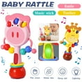 thumbnail image 1 of MesaSe Baby Rattles Set, Infant High Chair Toys W/ Suction Cup, Electronics Interactive Development Baby Tray Toy, Newborn Gifts for 6, 9, 12, 18, 24 Months, 1 2 Year Olds, Boys Girls Kids, 1 of 7