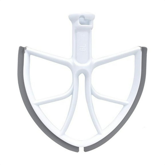 MesaSe Beater Blade for Kitchen Aid 6-Quart Bowl Lift Silicone Edge Beater Paddle Bowl-Lift Stand Mixer Home Kitchen Mixing Attachment Replacement for KitchenAid 6-Quart-1PCS