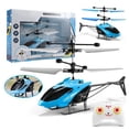 thumbnail image 1 of MesaSe Drone Helicopter 2 Channel Helicopter Copter Outdoor Toys Remote Control Plane Blue, 1 of 7