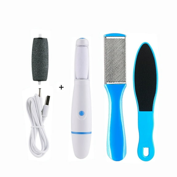 MesaSe Electric Foot Callus Remover, Rechargeable Electronic Foot File, Waterproof Foot Scrubber File Pedicure Kit, Professional Pedicure Tools Feet Care for Dead Skin Women Men Travel(Blue)