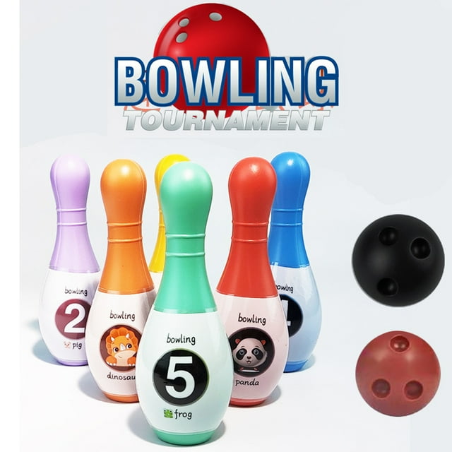 MesaSe Fun Bowling Ball Set Students Children Indoor Exercise Toys