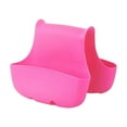 thumbnail image 1 of MesaSe Kitchen Sink Double Sides Sponge Holder Silicone Hanging Soap Sponge Storage Basket Kitchen Sink Drying Rack Sponge Drain Basket, 1 of 5