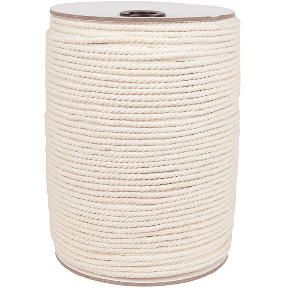 MesaSe Macrame rope Braided colored cotton rope cotton rope handmade macrame woven tapestry bundled decorative rope(3MM-100M)