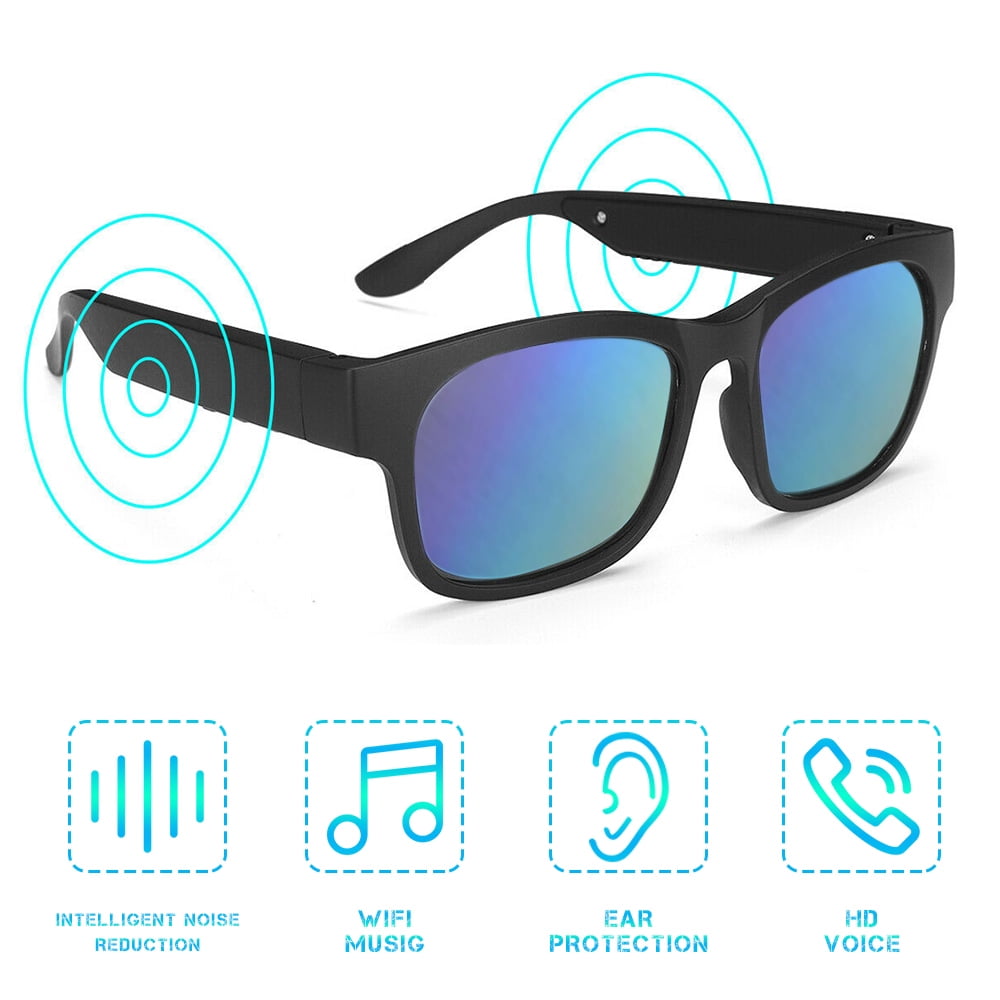 MesaSe Men Polarized Smart Sunglasses Bluetooth Earphones Women IP7  Waterproof Wireless Music Headphone Headset Audio For Outdoor Sport Fishing  (Multicolor) 