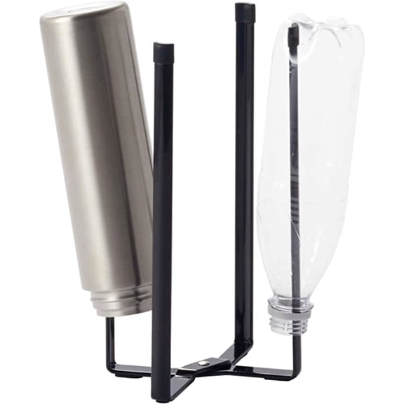 MesaSe Originals Metal Home Tower Kitchen Multi Eco Stand – Multifunctional Plastic Bag Holder for Bags, Bottles and Cups