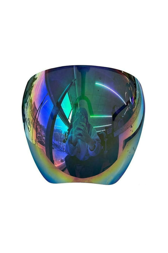 Oversized Protective Mask Large Mirror Sunglasses With Anti-droplet Goggles Function Huge Shield Full Face Polarized