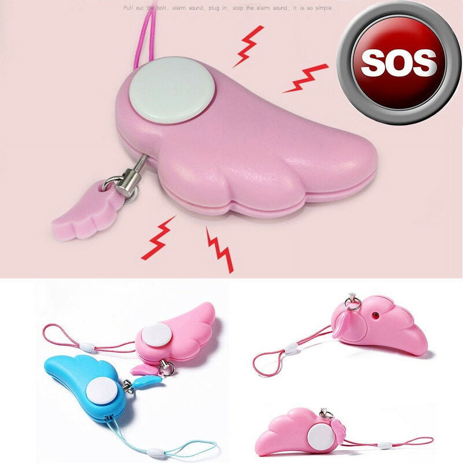 MesaSe Personal Alarm Siren Song, 90dB Self-defence Alarm Key Chain ...