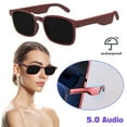 thumbnail image 1 of MesaSe Smart Glasses Wireless Bluetooth Sunglasses Open Ear Music And Hands-Free Calling Polarized Lenses IP4 Waterproof Connect Mobile Phones and Tablets (Brown), 1 of 6