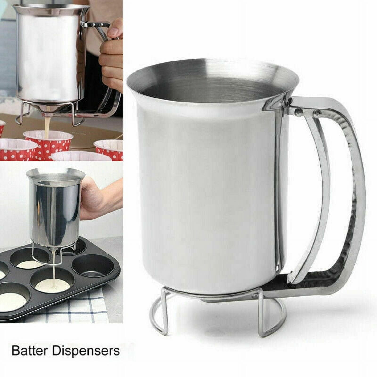 MesaSe Stainless Steel Pancake Batter Dispenser Handheld Pancake Batter