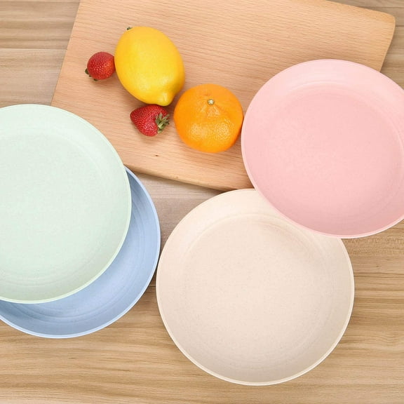 MesaSe Unbreakable Plates - Reusable Plate Set - Dishwasher & Microwave Safe - Perfect for Dinner Dishes - Healthy for Kids Children Toddler & Adult, BPA Free & Eco-Friendly Extra Large