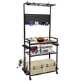 thumbnail image 1 of Mescukay 12 Rods Fishing Rod Holders for Garage, Fishing Rod Rack Storage, Heavy Duty Metal Fish Pole Holder Organizer with Pegboard and Wheels for Fish Gear and Equipment Accessories, 1 of 7