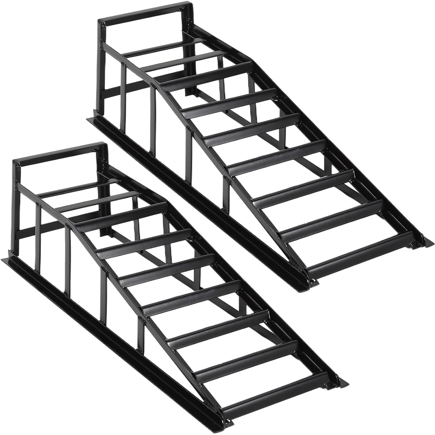 Mescukay 2 Pack Car Truck Service Ramps, Portable Car Ramps, 12000 LBS ...