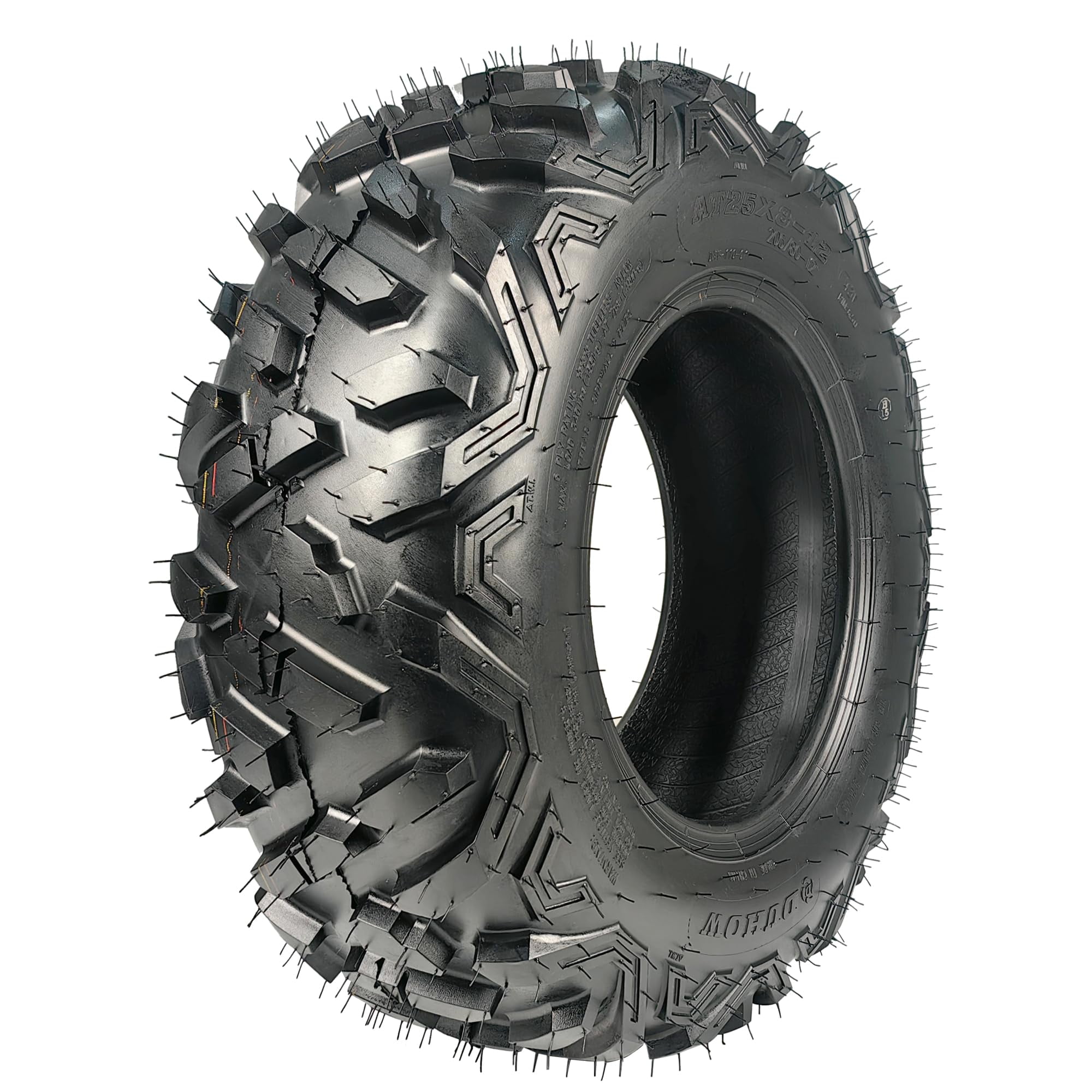 Jeu De 4 Pneus ONYX QUAD MARRIS 25x8-12 Et 25x10-12 TL 6PR - Pour Quad, Loisir Et Sport