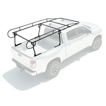 Mescukay Adjustable Truck Bed Rack, 1000 LBS Heavy-Duty Steel Full-Size Truck Ladder Rack Utility Kayak Truck Rack, Black