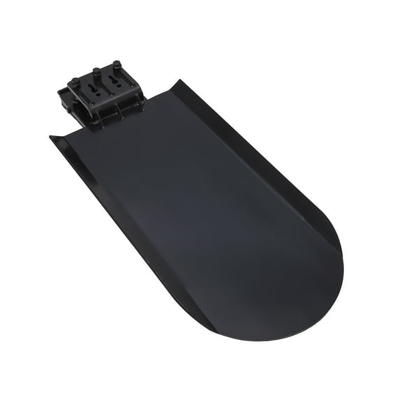 Mescukay Clamp-on Quick Spade, Attachment for Skid Steer, Tractor Bucket or Pallet Fork, Integrated Chain Hook, Dig Footings, Trenches, and Stump Removal