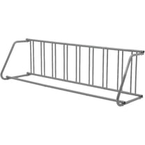 Mescukay Floor Bike Rack for 9 Bikes, Single-Side Rack, Grid Bike Rack In Ground, Freestanding Bicycle Floor Parking Stand, Bike Racks for Garages Streets Yards Bike Event