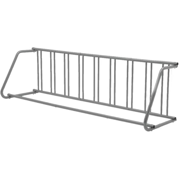 Mescukay Floor Bike Rack for 9 Bikes, Single-Side Rack, Grid Bike Rack In Ground, Freestanding Bicycle Floor Parking Stand, Bike Racks for Garages Streets Yards Bike Event