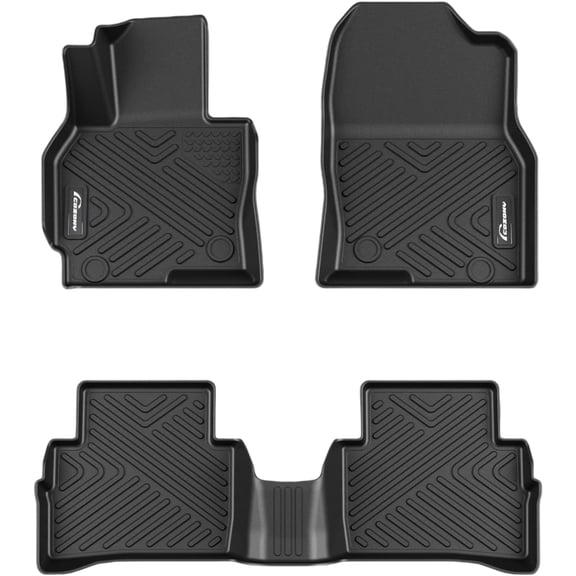 Mescukay Floor Mats Compatible with Mazda CX-5 2013-2016, All-Weather Custom Fit Floor Liners, Odorless TPE 1st/2nd Row Floor Mat