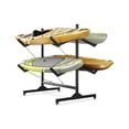 thumbnail image 1 of Mescukay Freestanding Kayak Storage Rack for 4 Kayaks, Kayak Racks for Outdoor Storage with Movable Wheels, Kayak Stand Heavy Duty Storage for Canoe, SUP and Surfboard, 1 of 8
