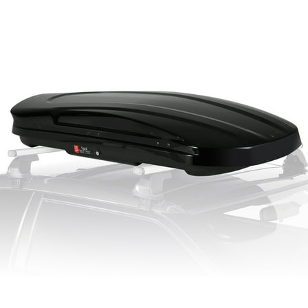 Mescukay Heavy Duty Hard Shell Roof Top Cargo Carrier, 69" x33" x11" Waterproof Lockable Storage Box Capacity 165 lbs 17 Cu Ft - Tool-Free Install- Fits SUV, Truck, Van