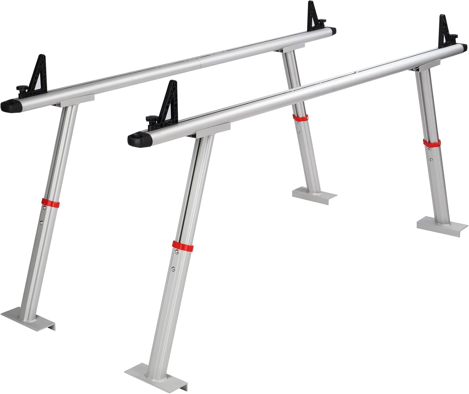 Ladder Rack Universal Truck Bed Rack - 1000lb Capacity Adjustable Steel ...
