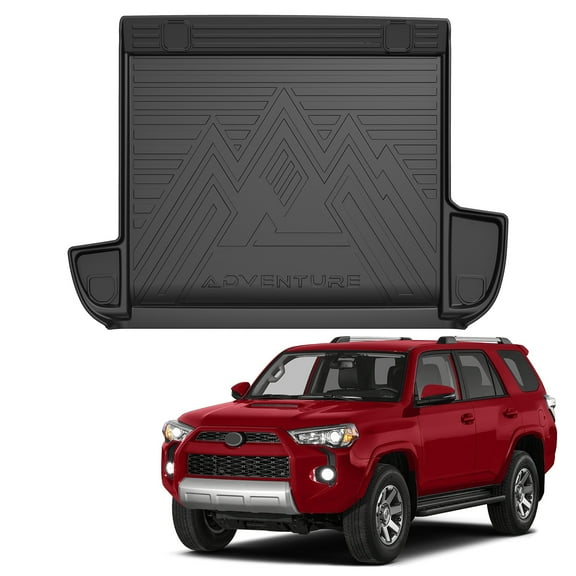 Mescukay Trunk Mat Compatible with 2010-2024 Toyota4Runner 5-Seat, All Weather Cargo Liner Trunk Liners, Non-Slip Odorless TPE Rear Truck Mat