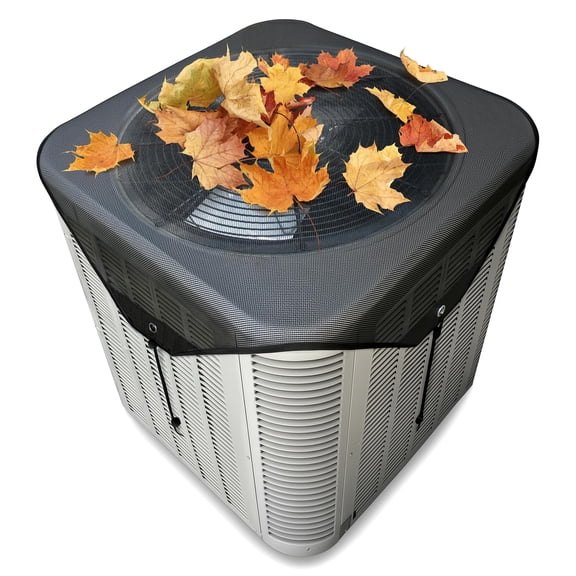Mesh Air Conditioner Cover for Outdoor Units - Breathable Winter AC Defender Prevents Rust & Condensation - Heavy Duty Netting Stops Pine Needles, Debris & Leaves - 36 in x 36 in (Black)