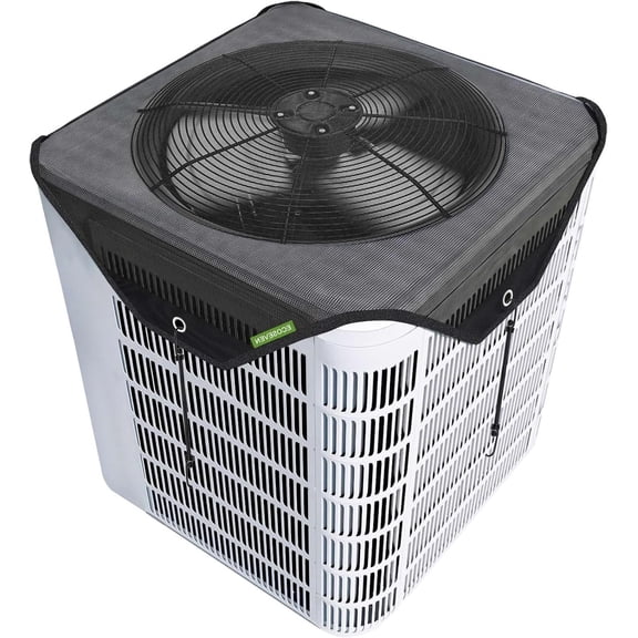 Mesh Air Conditioner Covers for Outside units - 32 x 32 Central Air Conditioner ac unit covers outdoor Top Universal Defender Mesh Design (32'' x 32'')
