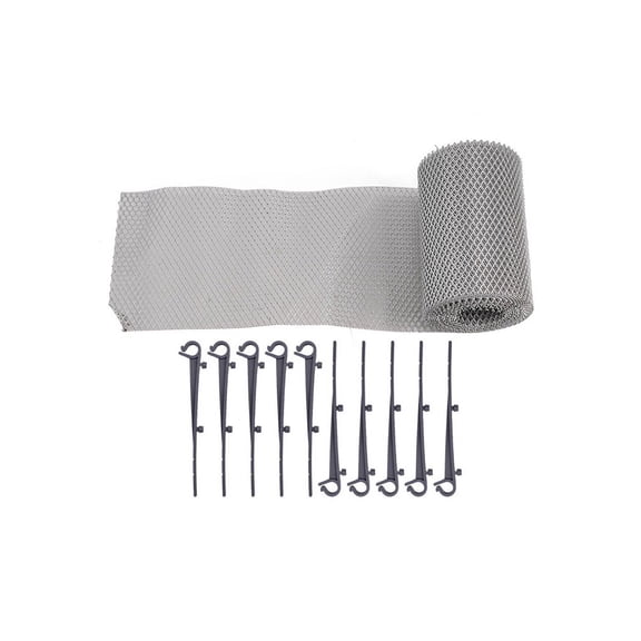 Mesh Aluminum Gutter Guard Covers Screen Protection For Diy Cutting Leaf Rain 150*6.1