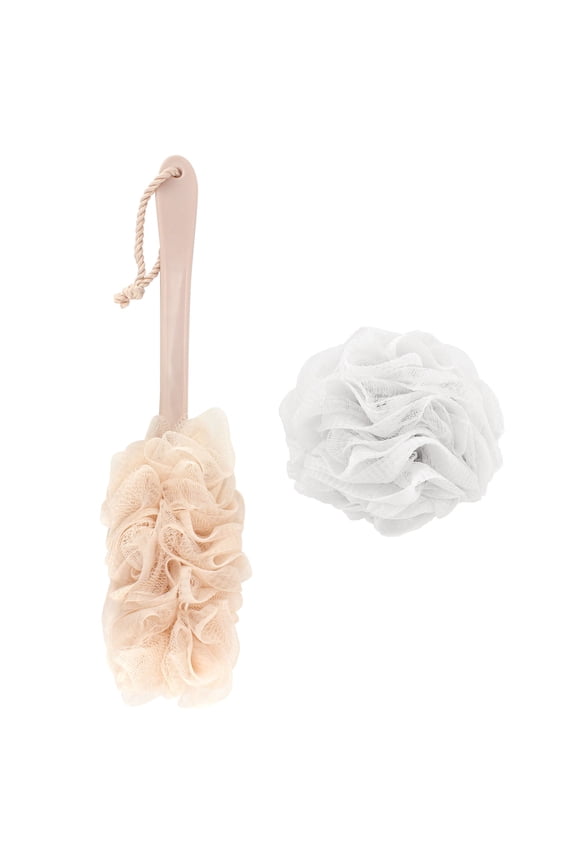 Mesh Back Brush and Mesh Sponge