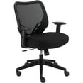 thumbnail image 1 of Mesh Back Chair with 3" Memory Foam Seat, Mid Back, Black, 1 of 1