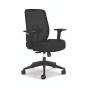 Mesh Back Task Chair with Arms - Black