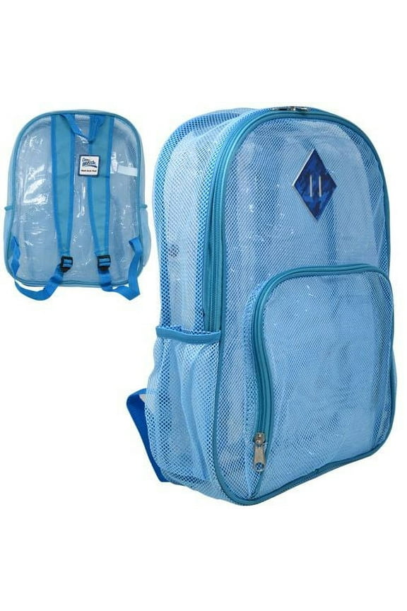 Mesh Backpack 16" Camouflage, Blue