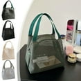 thumbnail image 1 of Mesh Bag Toiletry Organizer, Breathable Water-resistant Shower Caddy for Travel and Gym, Portable Cosmetic Storage with Zipper for Beach Pool Dorm Essentials, Topliu, 1 of 9