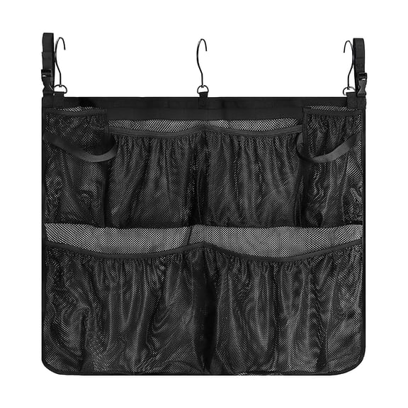 Mesh Bag for Pool Toys Outdoor Multifunctional Pool Storage Hanging Mesh Bag for Fences and Above-Ground Pools