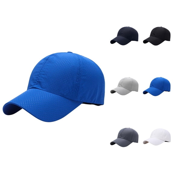Mesh Baseball Cap Women Men Summer Breathable Adjustable Sun Hat for Outdoor Sports