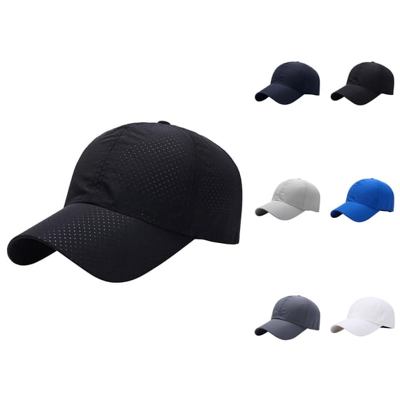 Mesh Baseball Cap Women Men Summer Breathable Adjustable Sun Hat for Outdoor Sports