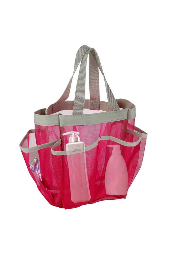 Mesh Beach Bag - Lightweight Tote Bag For Toys & Vacation Essentials