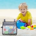 thumbnail image 1 of Foldable Mesh Beach Toy Bag, Sandproof Storage Tote, Portable Kids Beach Accessories, Quick-Dry Nylon Bag, Large Capacity For Toys And Swim Gear, 1 of 9