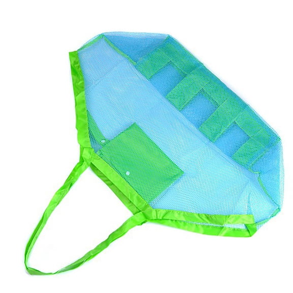 Mesh Beach Bag for Kids – Large Durable Sand Toy Storage Tote with Breathable Net Design, Perfect for Beach, Pool & Travel