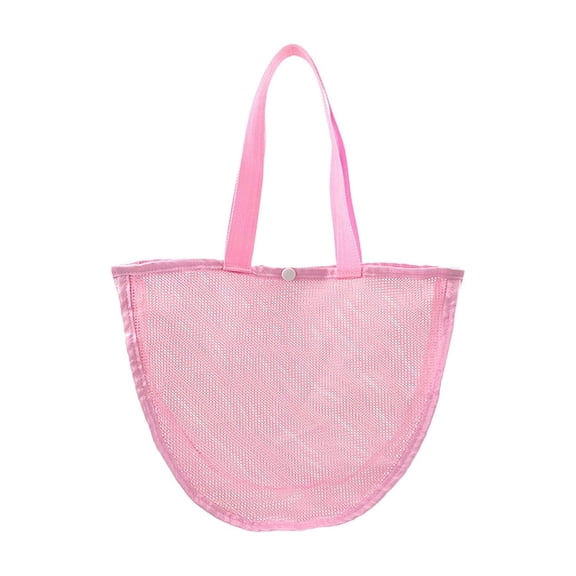 Mesh Beach Storage Net Bag, Large Expandable Capacity, Portable Tote for Seashells, Wet Swimwear, and Carrying All Your Beach Finds from Seaside Travel and Swimming Outings