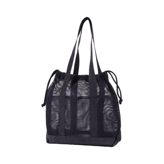 Mesh Beach Storage Travel Duffel Bag Sand Resistant Shell Pouch for Wet Swimsuits and Toys Lightweight See-Through Tote for Pool Seashells F