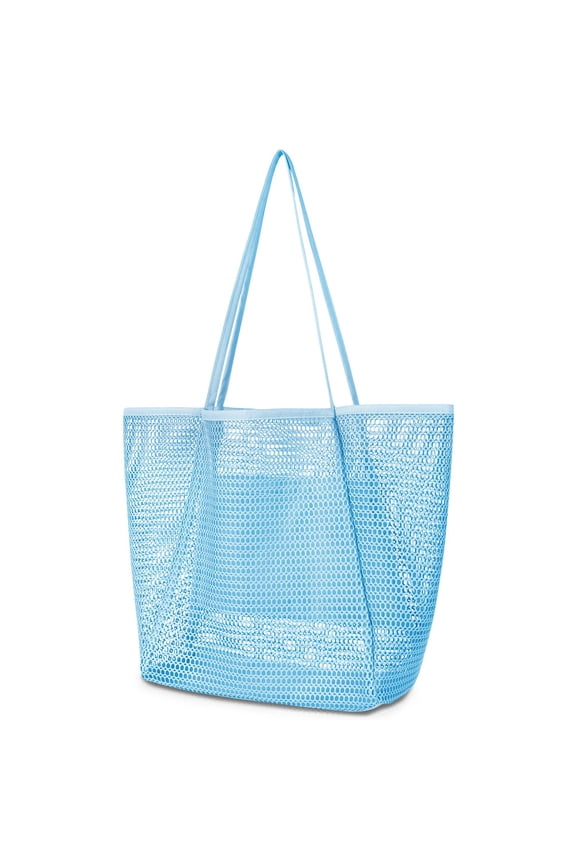 Mesh Beach Tote Bags for Womens, Causal Hobo Pool Bags for Swimming Pools Vacations Beach Essentials